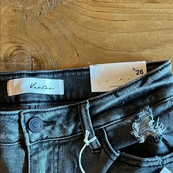 Distressed Denim Shorts - Picture 2 of 3